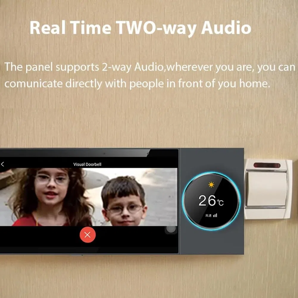 Tuya-Panel-Steuerung WLAN-Zigbee-Geräte Tuya Zigbee-Gateway Eingebautes 6-Nspanel Tuya Smart Home-Bedienfeld A