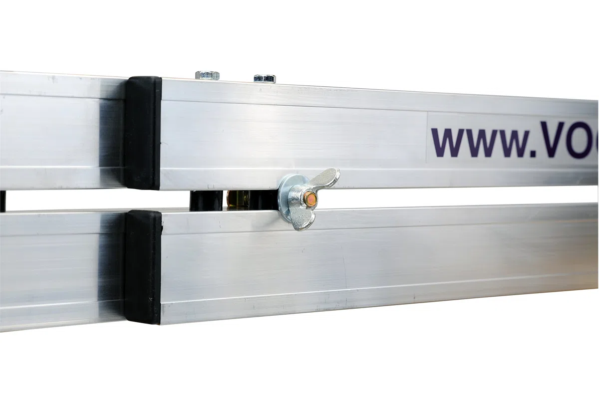 Vogtech verstellbare Abziehschienen H3 95-150cm