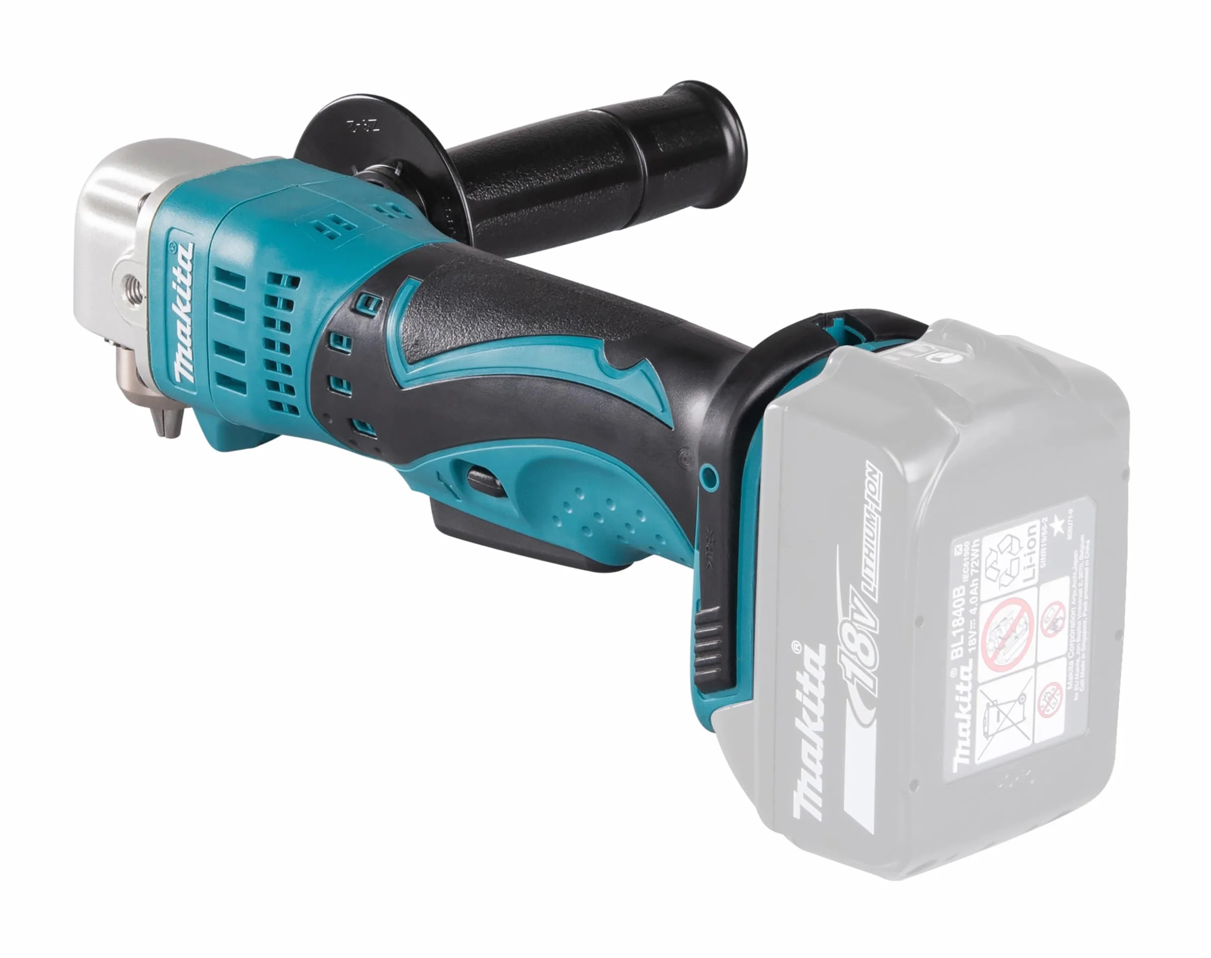 Makita DDA350Z Akku Winkelbohrmaschine 18 V, ohne Akku, ohne Ladegerät, Lithium Ionen, Blau, Schwarz