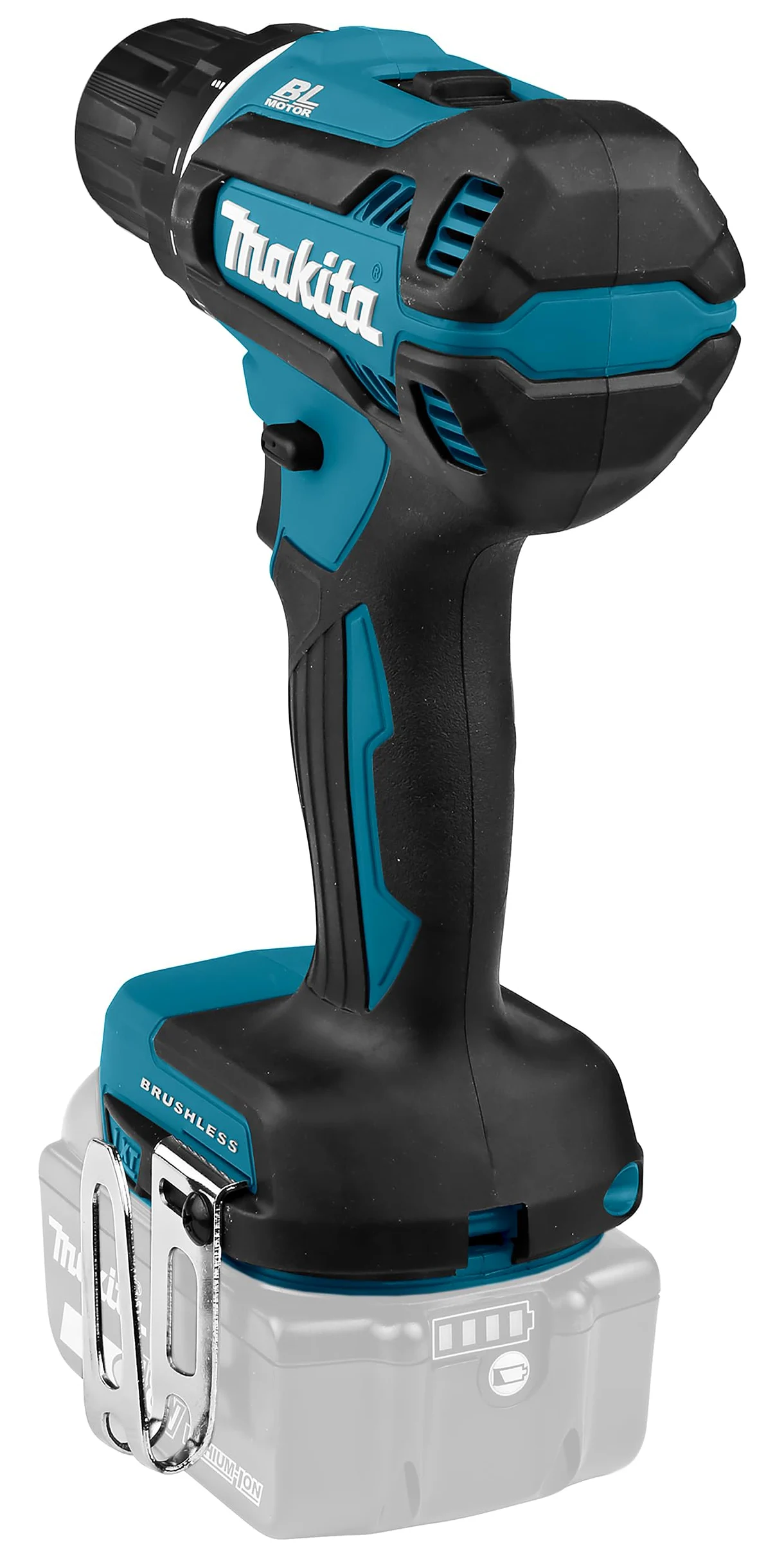 Makita DDF485Z Akku Bohrschrauber 18 V, ohne Akku, ohne Ladegerät, Lithium Ionen, Blau, Schwarz