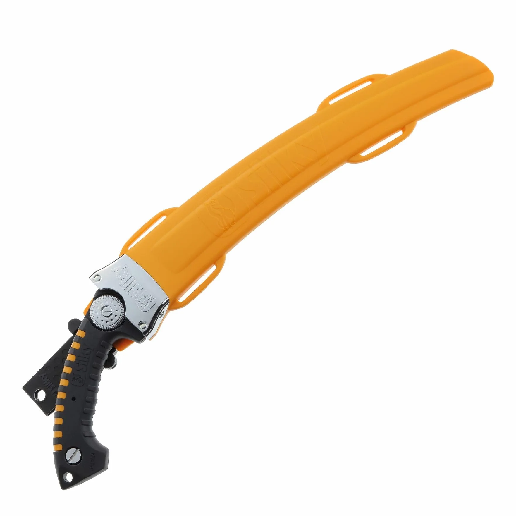 SILKY Baumsäge Sugoi 360 mm | gebogene Zugsäge 6,5 Zähne/30 mm Mirai-Me grob | nachschärfbar | Sichel am Blattende | ergonomischer Gummigriff mit Sicherungshaken | Profi Baumpflege