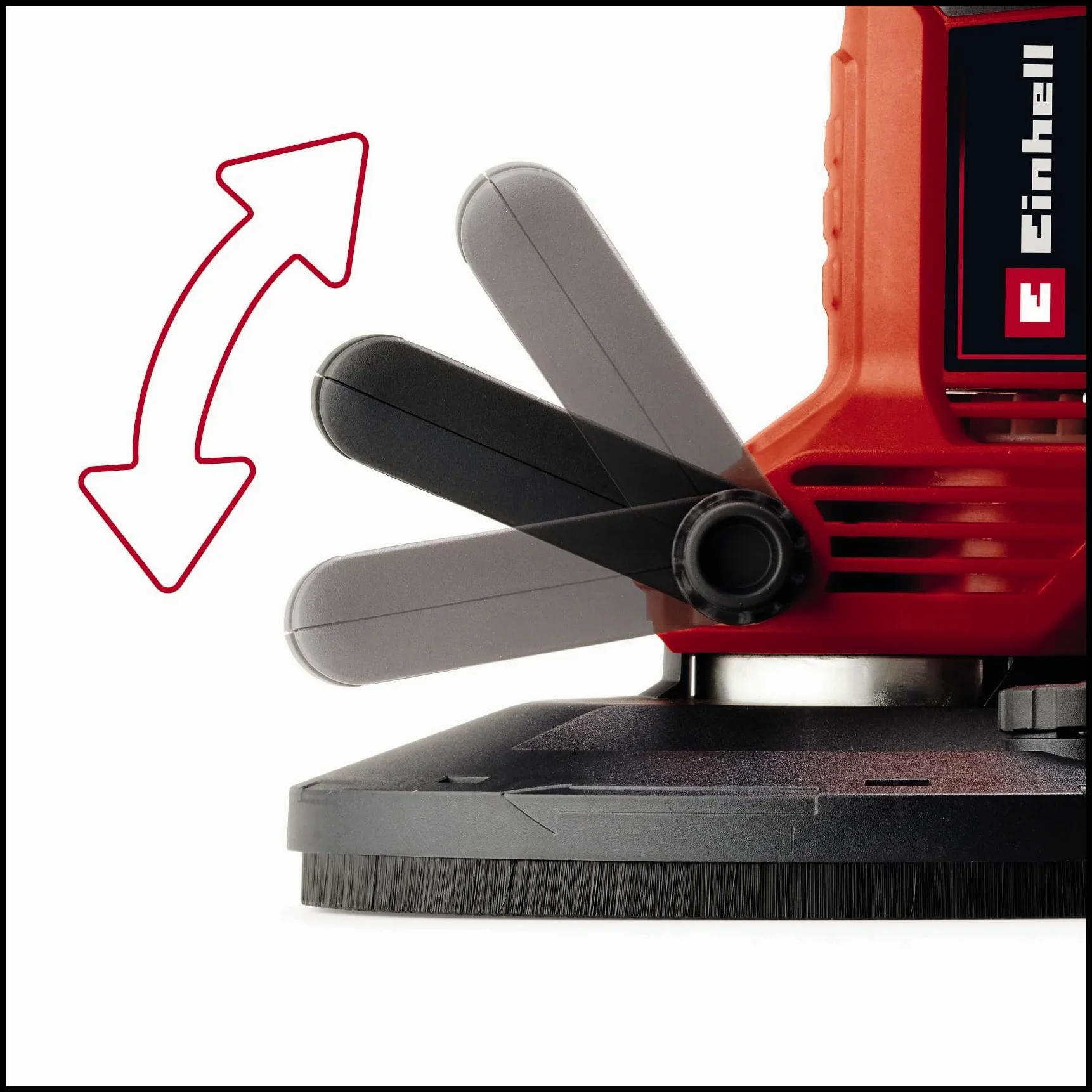Einhell Trockenbauschleifer TC-DWS 225 (1220 W, Schleifteller mit Bürstenkranz, integrierte Staubabsaugung, inkl. 6x Ø 225 mm Schleifpapier)