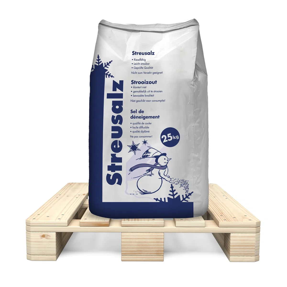 Hamann Streusalz 1000 kg (40 x 25 kg) - Langzeitwirkung bei dickeren Eis & Schneeschichten