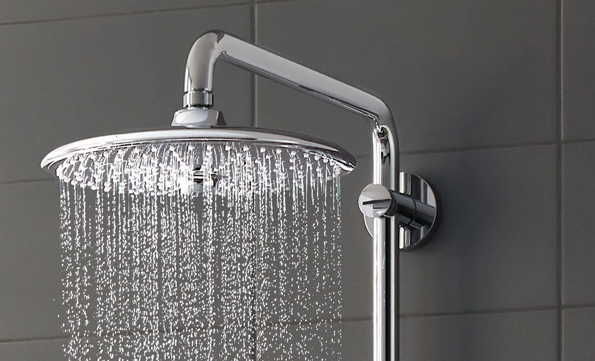 GROHE Euphoria 260, Kopfbrause wassersparend, 7,5l pro Min (Regendusche mit 3 Strahlarten, Duschkopf mit Antikalk System), chrom, 26457000