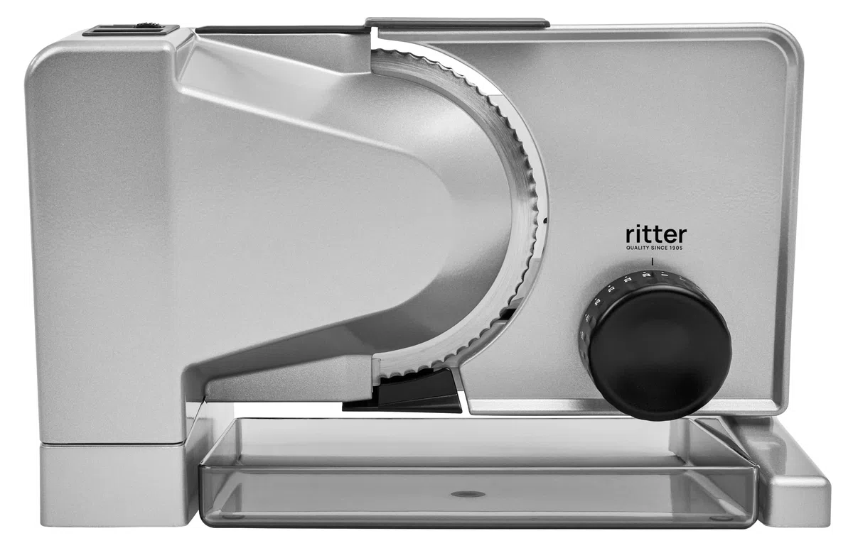 ritter Serano 7 Universalhobel, elektrischer Hobel mit Gleichstrommotor, Made in Germany, silberfarbenes Metall