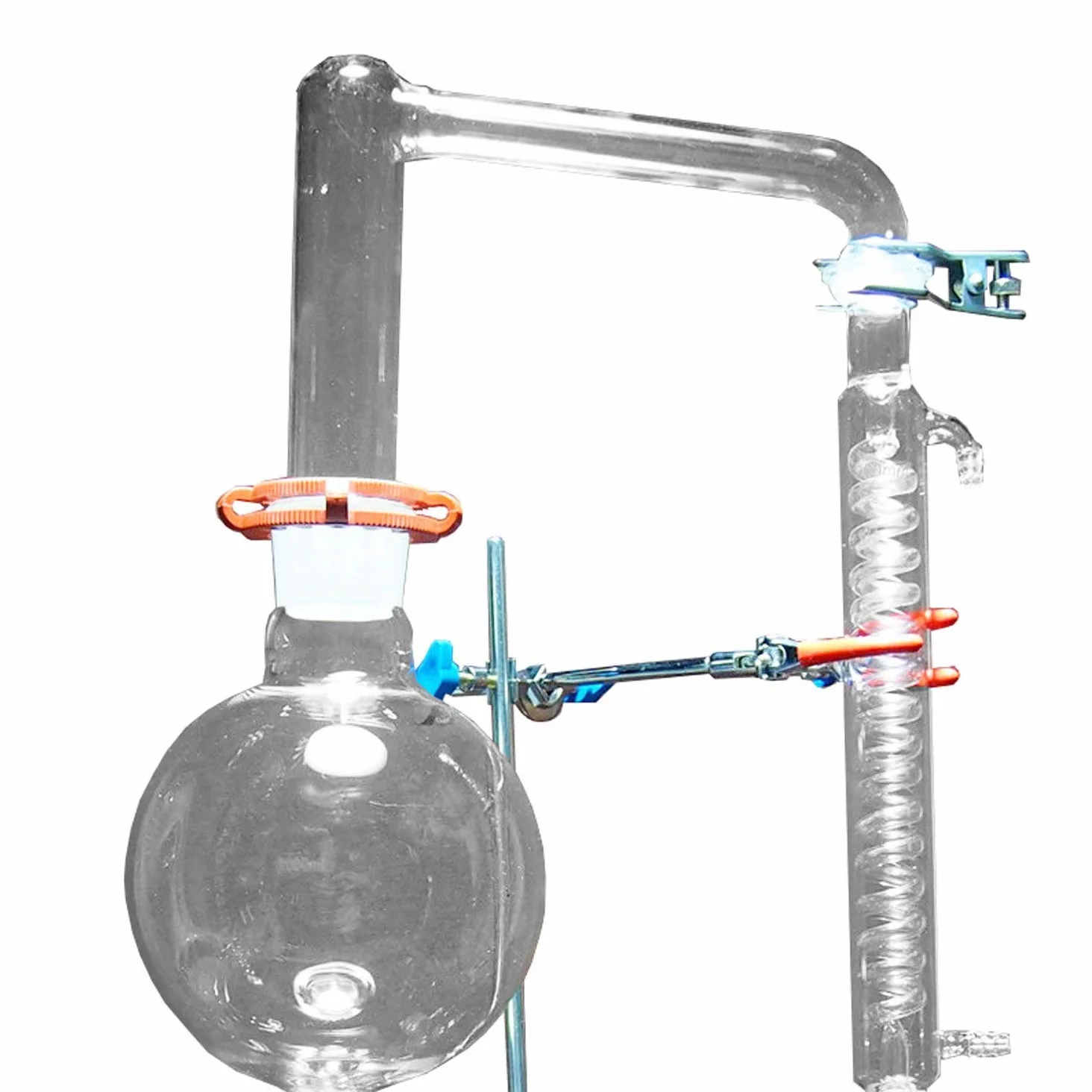 Ätherisches Öl 2000 ml Glaswaren-Set Wasser-Luftreiniger mit Heißofen-Graham-Kondensator