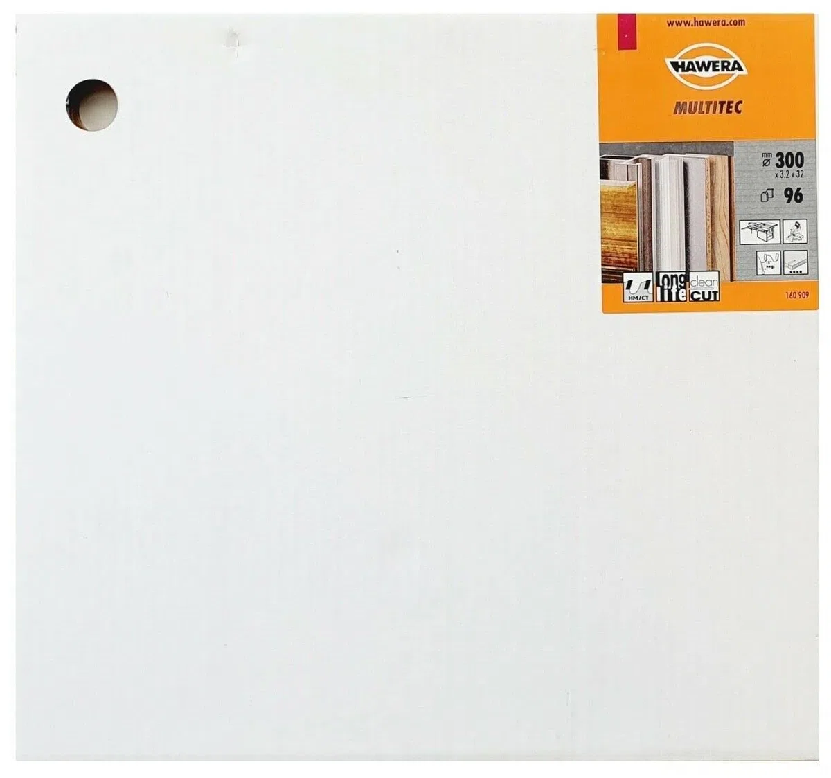Hawera Kreissägeblatt 300 x 32 x 3,2 mm 96Z TR-F/neg für Alu Multimaterial für Kapp- und Gehrungssägen und Tischkreissägen