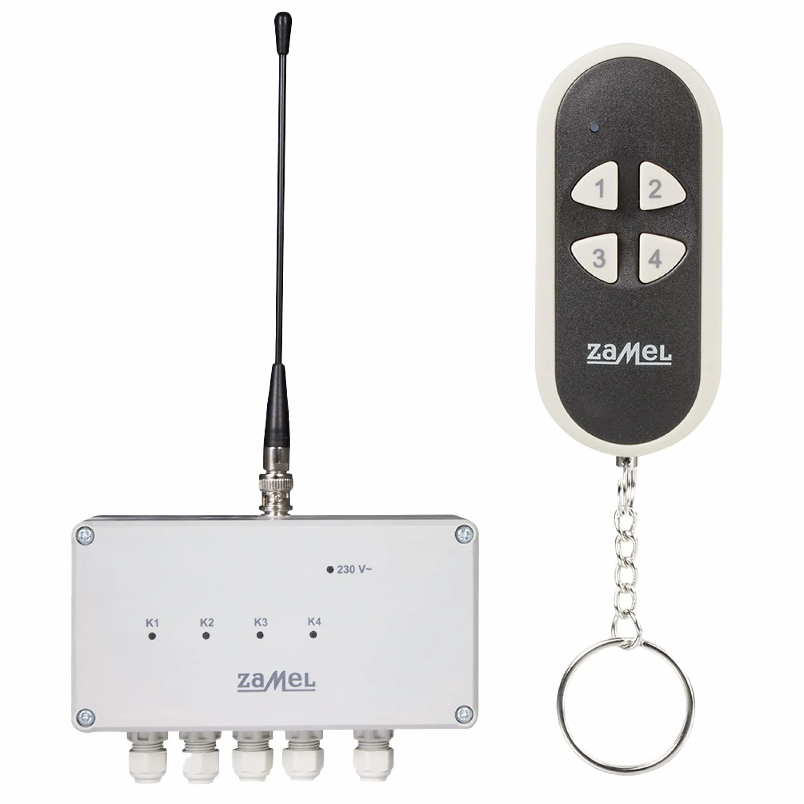 ETERO Funkschalter Set mit Sender, 4-Kanal, RWS-211C/N