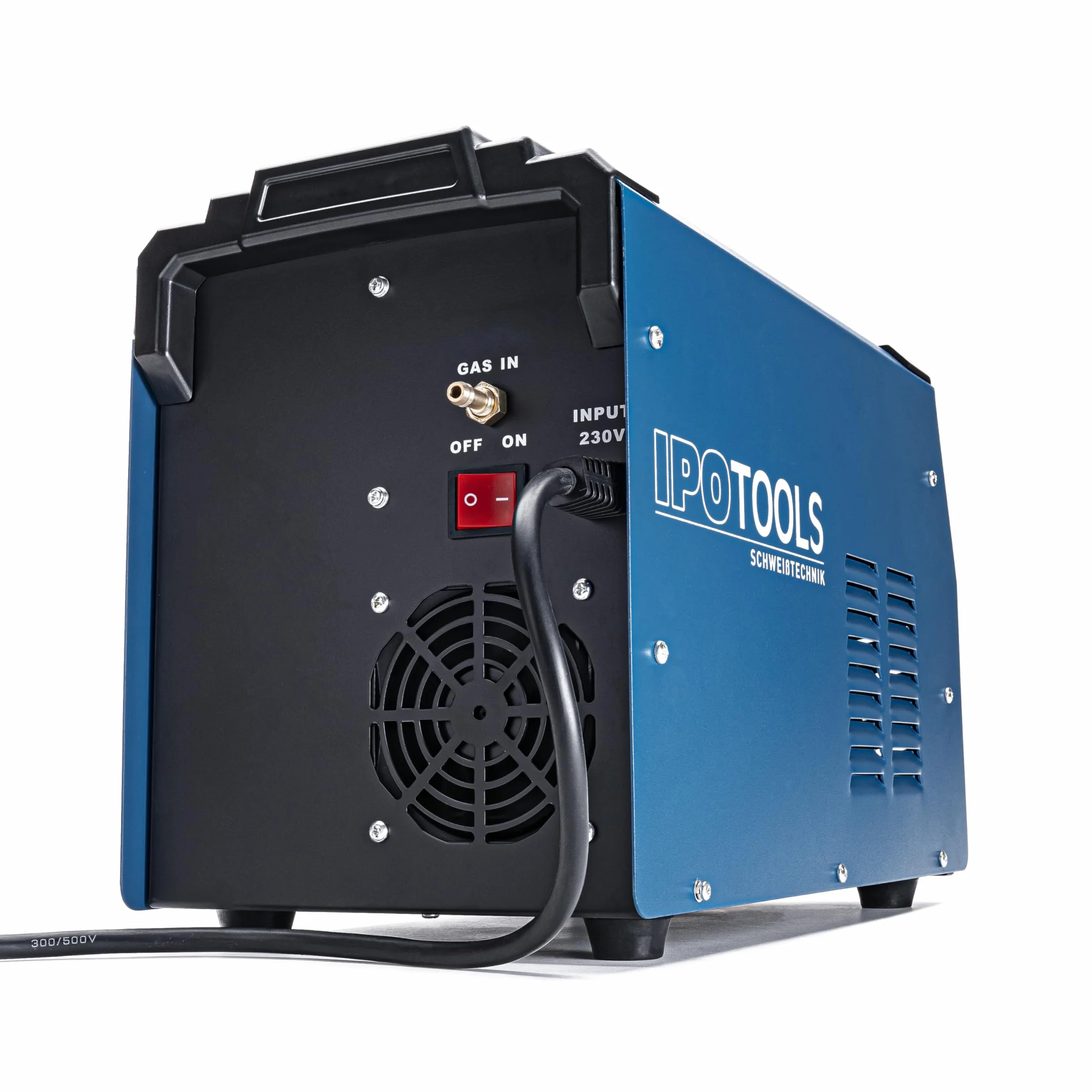 IPOTOOLS MIG-160ERS 5in1 MIG MAG Schweißgerät - Schutzgas Schweissgerät mit 160 Ampere Inverter FLUX/Fülldrahtschweißgerät ohne Gas Elektroden/E-Hand geeignet/Digital/IGBT / 230V / 7 Jahre Garantie