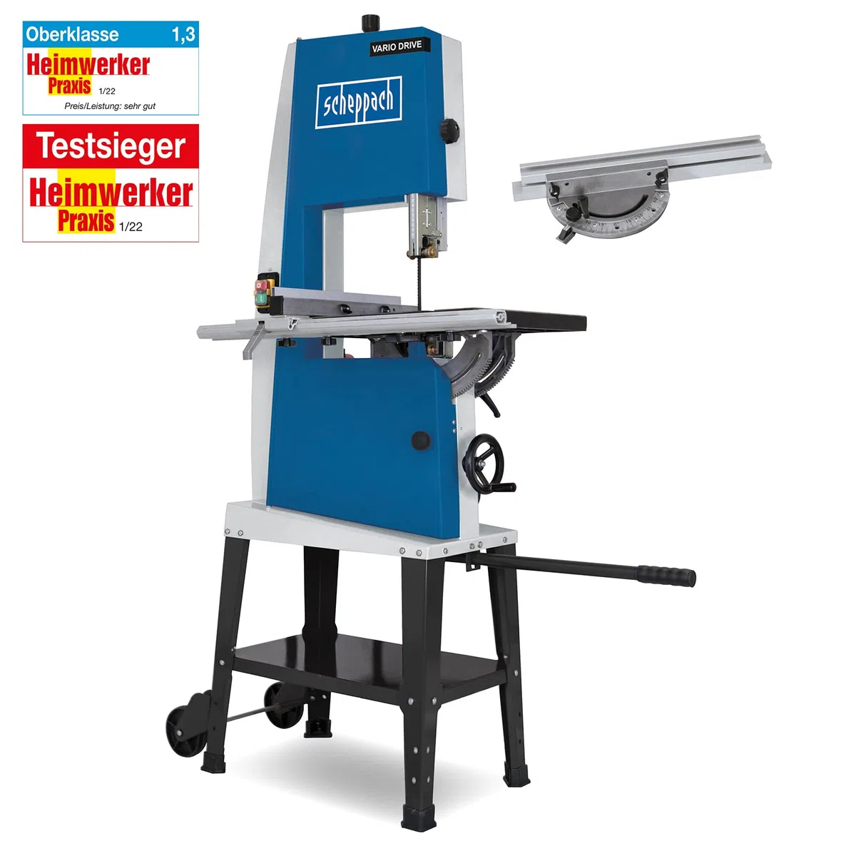 Scheppach Bandsäge BASA3 | 400V mit 700W Leistung | Variable Geschwindigkeit