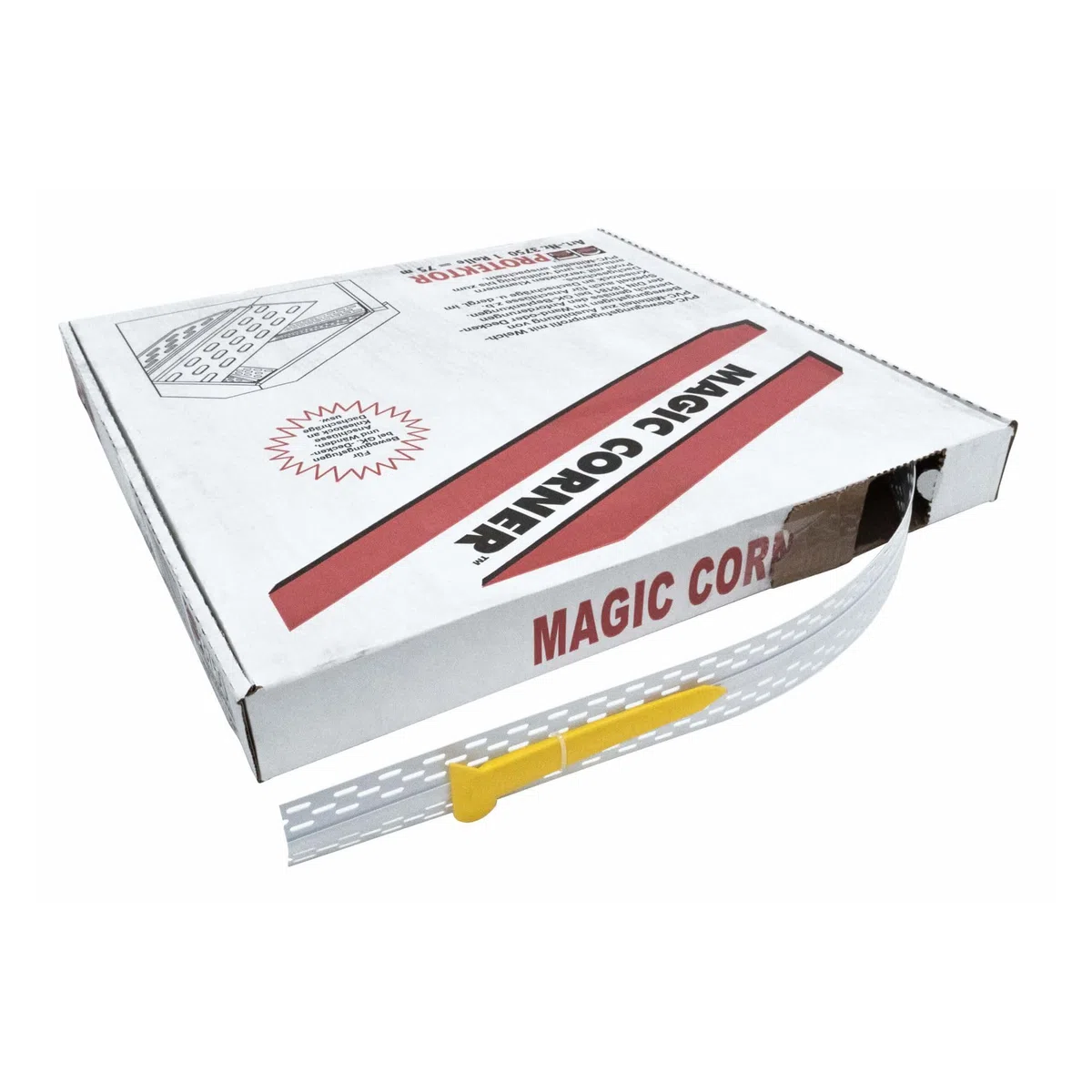 PROTEKTOR Bewegungsfugenprofil Magic Corner 25m Rolle Weiß - Dehnfugenprofil Trockenbau - Fugenband für Wand Decke Dachschräge