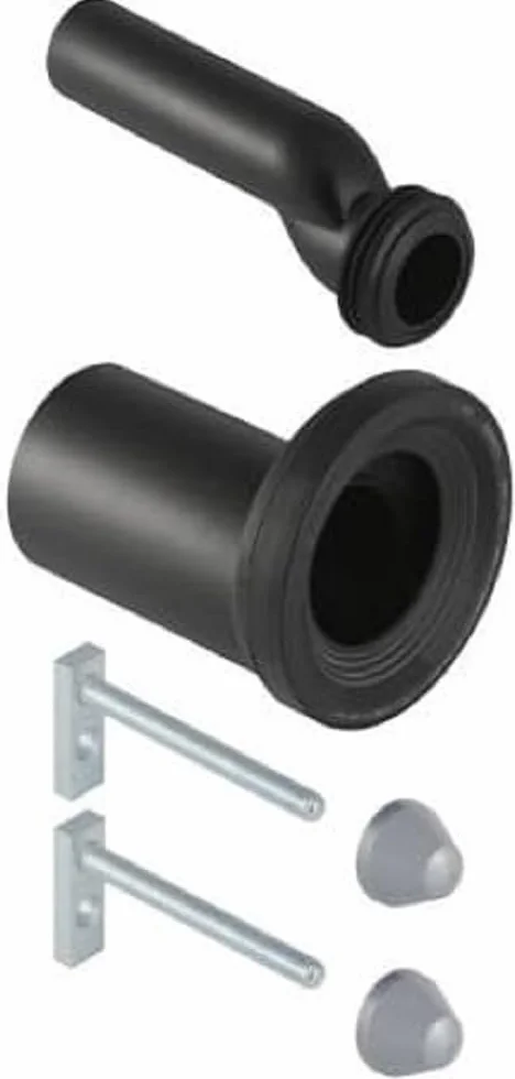 Geberit Anschlussset für Wand-WC, mit Befestigungsmaterial, etagiert: d=90mm, d1=45mm - Nr. 405.116.00.1