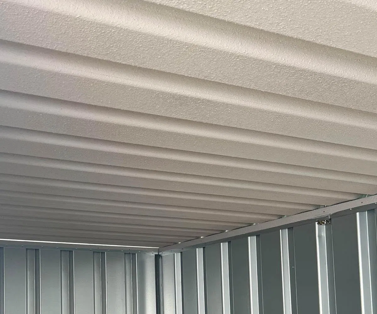 5kg Eimer Antikondensbeschichtung Kondenswasserstop gegen Kondenswasser Schwitzwasser bei Profilblech zum streichen für Hallen/Container
