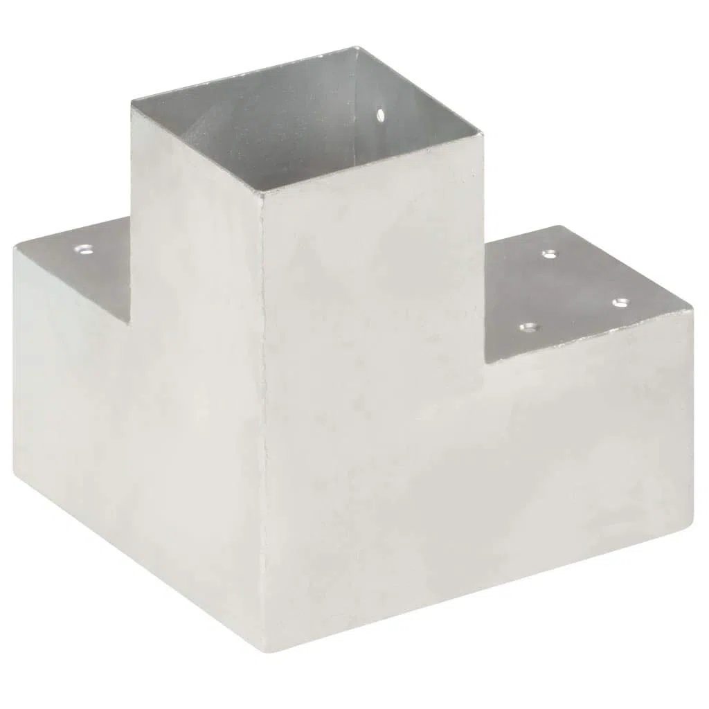 Tidyard 4 Stk. Pfostenverbinder Y-Form Pfostenecke Verzinktes Metall 101 x 101 mm