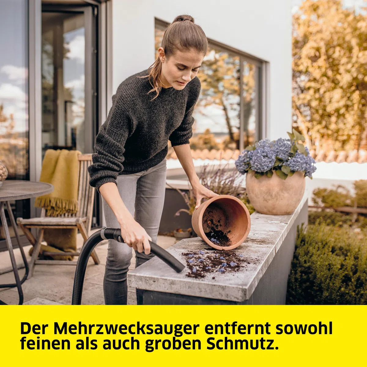 KÄRCHER Nass-/Trockensauger WD 3 V-17/4/20, 1.000 W, 17 l, 2 m, Patronenfilter, Vliesfilterbeutel