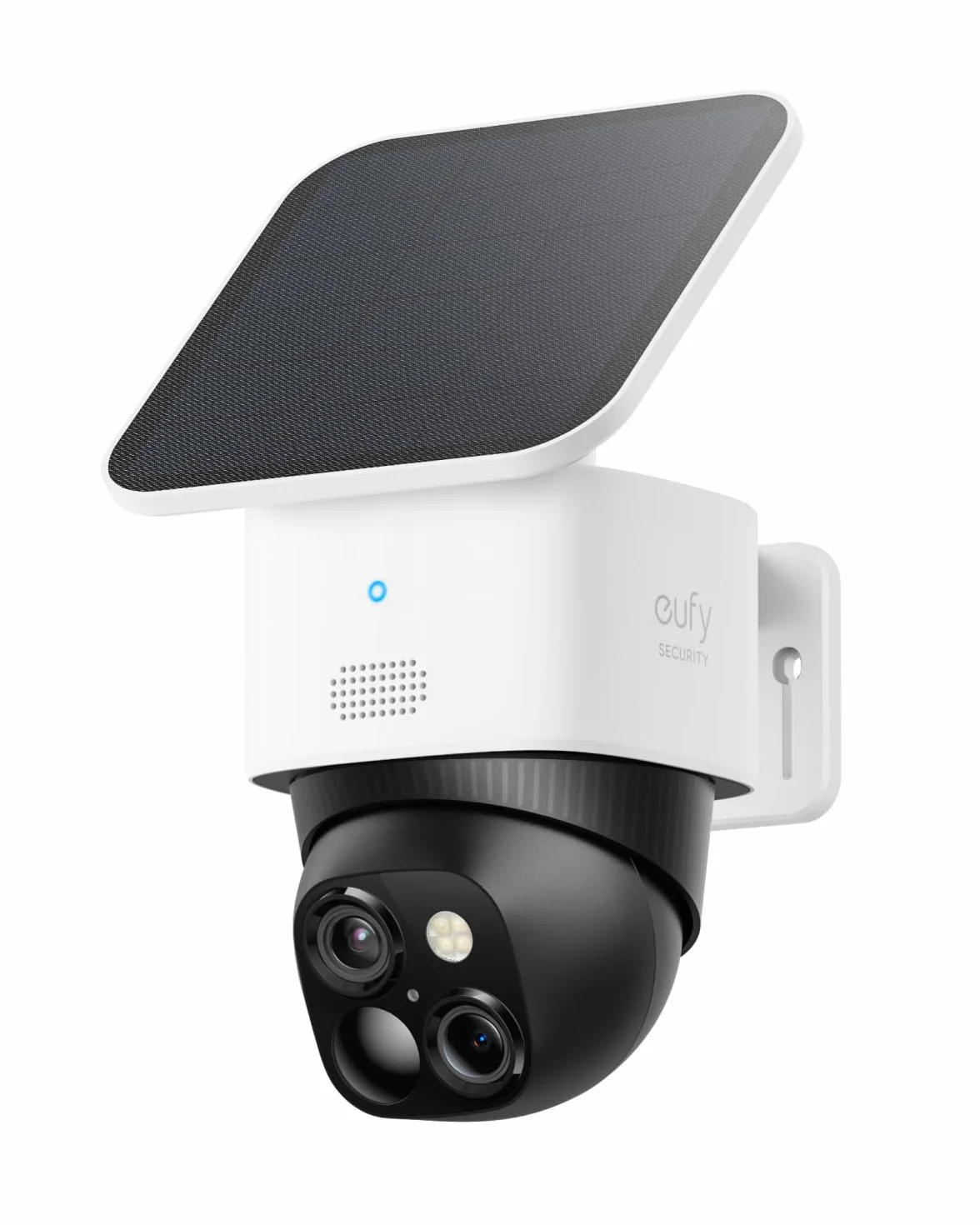 eufy Security SoloCam S340, Kamera Überwachung Aussen, 360°-Überwachung, Keine Toten Winkel, Überwachungskamera Aussen Akku, Solar, 2,4GHz WLAN, Gebührenfreie Nutzung, HomeBase 3 kompatibel
