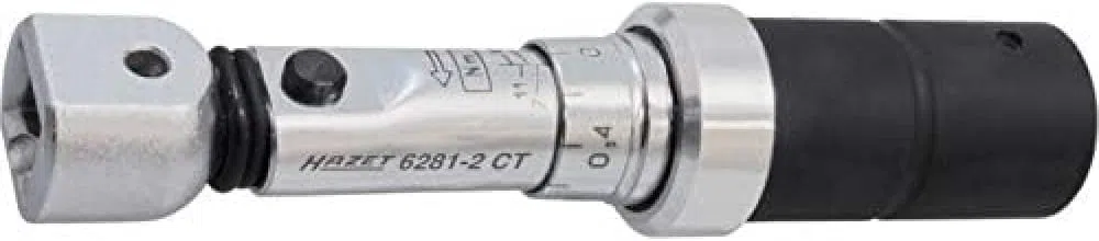 Hazet Drehmomentschlüssel 6280-1CT, 9 x 12 mm Einsteck-Vierkant | Drehmomentbereich 2-10 Nm, Abtrieb 9 x 12 mm Einsteck-Vierkant hohl, DIN EN ISO 6789-2:2017, Länge 181 mm, Genauigkeit 2 %