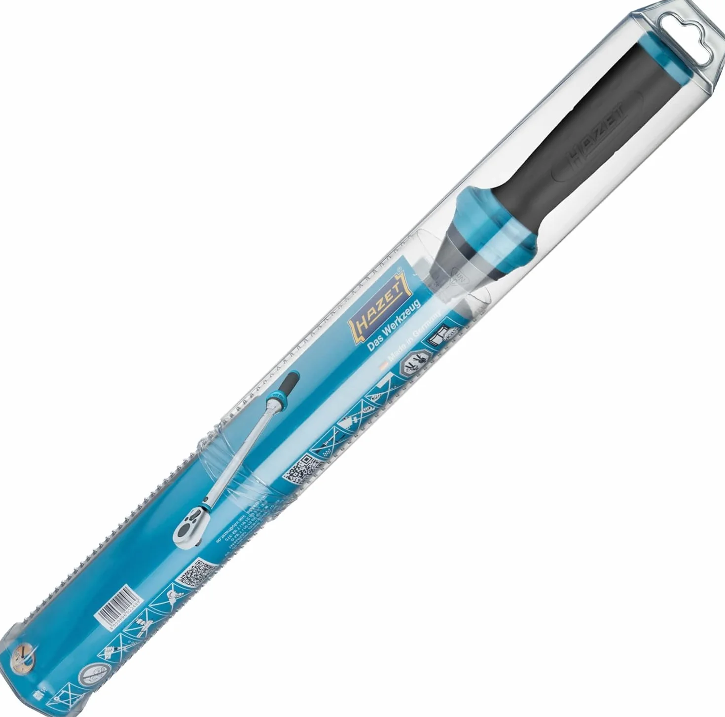 Hazet Drehmomentschlüssel 6280-1CT, 9 x 12 mm Einsteck-Vierkant | Drehmomentbereich 2-10 Nm, Abtrieb 9 x 12 mm Einsteck-Vierkant hohl, DIN EN ISO 6789-2:2017, Länge 181 mm, Genauigkeit 2 %