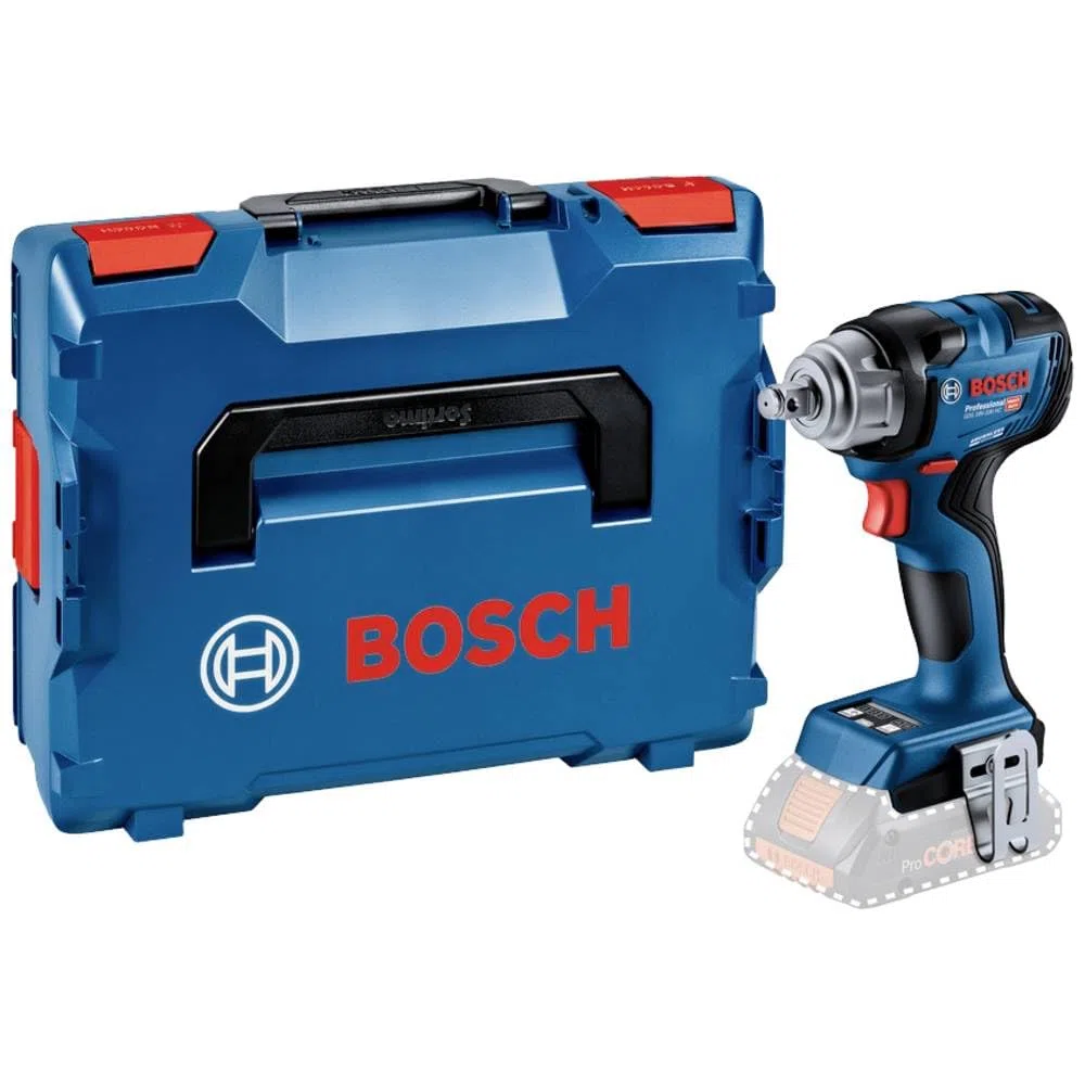 Bosch Professional 18V System Akku Drehschlagschrauber GDS 18V-330 HC (330 Nm Anziehmoment, 560 Nm Losbrechmoment, inkl. Bluetooth Low Energy Modul, L-BOXX, ohne Akku/Ladegerät) Battery Powered