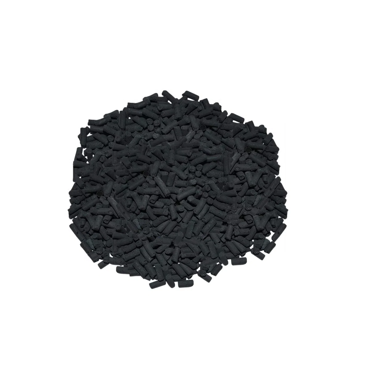 HELO 5 kg Aktivkohle Pellets (A) mit hoher Adsorptionsfähigkeit, hochporöser Struktur und großer innerer Oberfläche (1,0 kg entspricht ca. 500.000 m²), Pellets Ø ca. 3-4 mm, Länge: ca. 3-8 mm