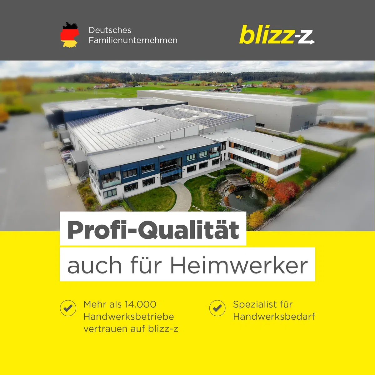 blizz-z Vorschlaghammer profi mit Fiberglasstiel in Profiqualität 4,8 kg | Hammer, Rammhammer, Abbruchhammer, Renovierungsarbeiten, gerippte Griffzone | Made in EU