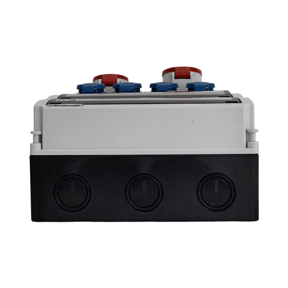 Stromverteiler eXT mit 4x230V 32A 16A CEE Steckdosen Wandverteiler Steckdosenverteiler Baustromverteiler Doktorvolt