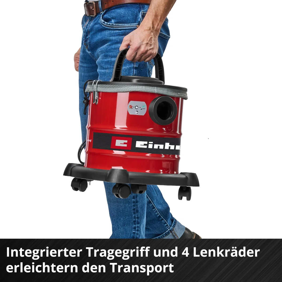 Einhell TC-AV 2032 DW Aschesauger 850 W 175 mbar 20 L Faltenfilter Blasfunktion