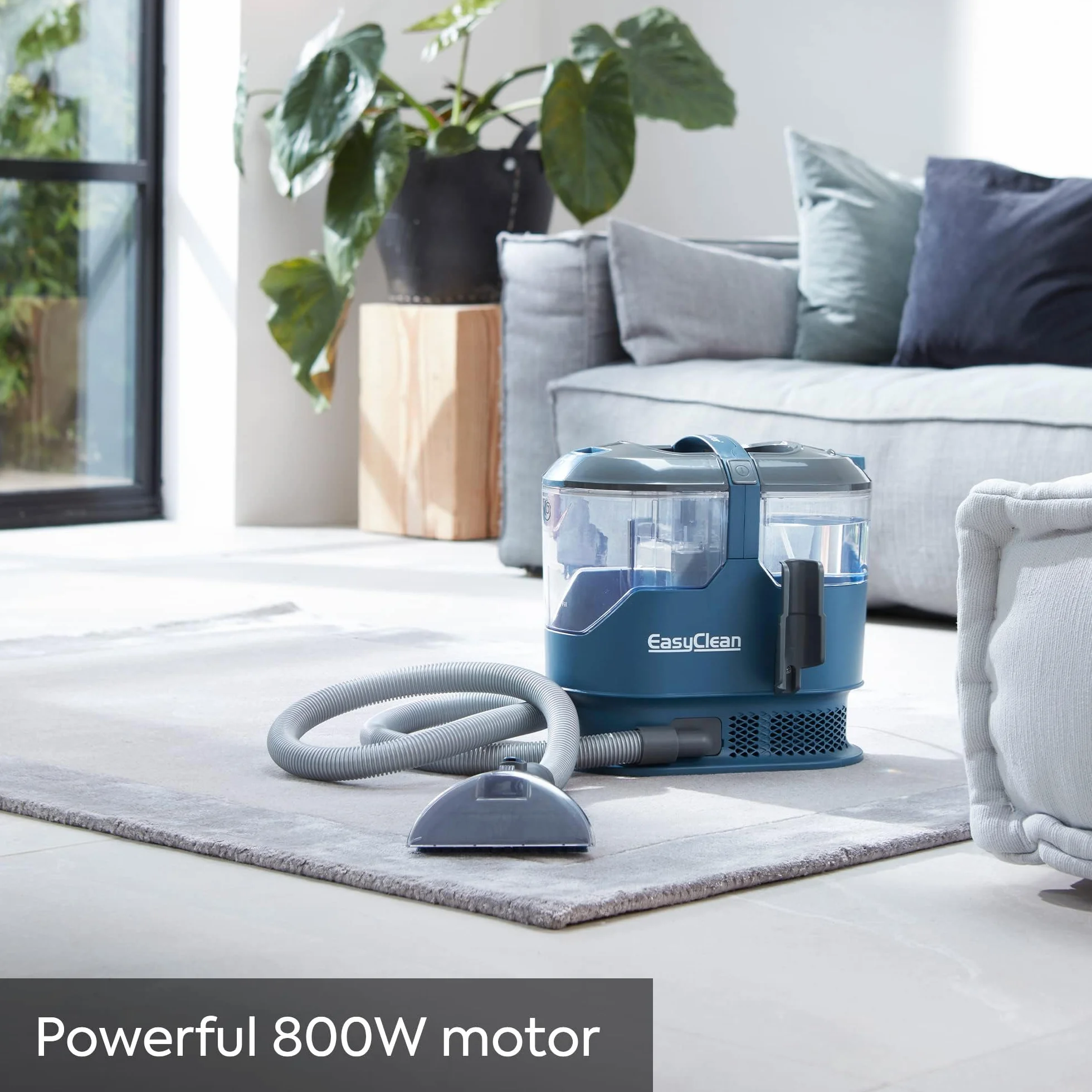 Vacmaster SCA0801 Waschsauger Teppichreiniger Fleckenreiniger für Teppiche, Vorleger, Polster, Treppen und Autos | Nass-Trocken-Sauger Starke Saugkraft Wasser Waschen Dekontamination | 800 W