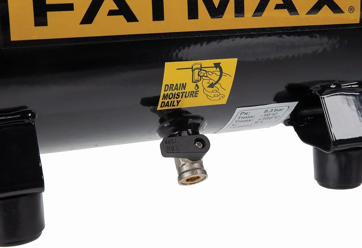 STANLEY FATMAX Kompressor Silent Air DST 101/8/6SI, 8bar, 6l Tank, 105l/min, 1PS, 59 db