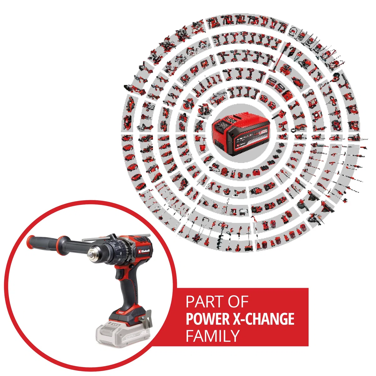 Einhell Professional Akku-Schlagbohrschrauber TP-CD 18/120 Li-i BL-Solo Power X-Change (18 V, Brushless, 120 Nm, Schlagbohrfunktion, 13 mm Bohrfutter, 2 Gang, ohne Akku)