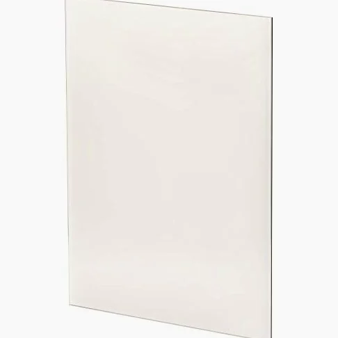 KRATKI Kaminglas & Ofenglas | 260 x 280 mm | hitzebeständige Kaminscheibe mit Temperaturbeständig bis 660 °C | Stärke 4 mm | Glasplatte für Kaminofen