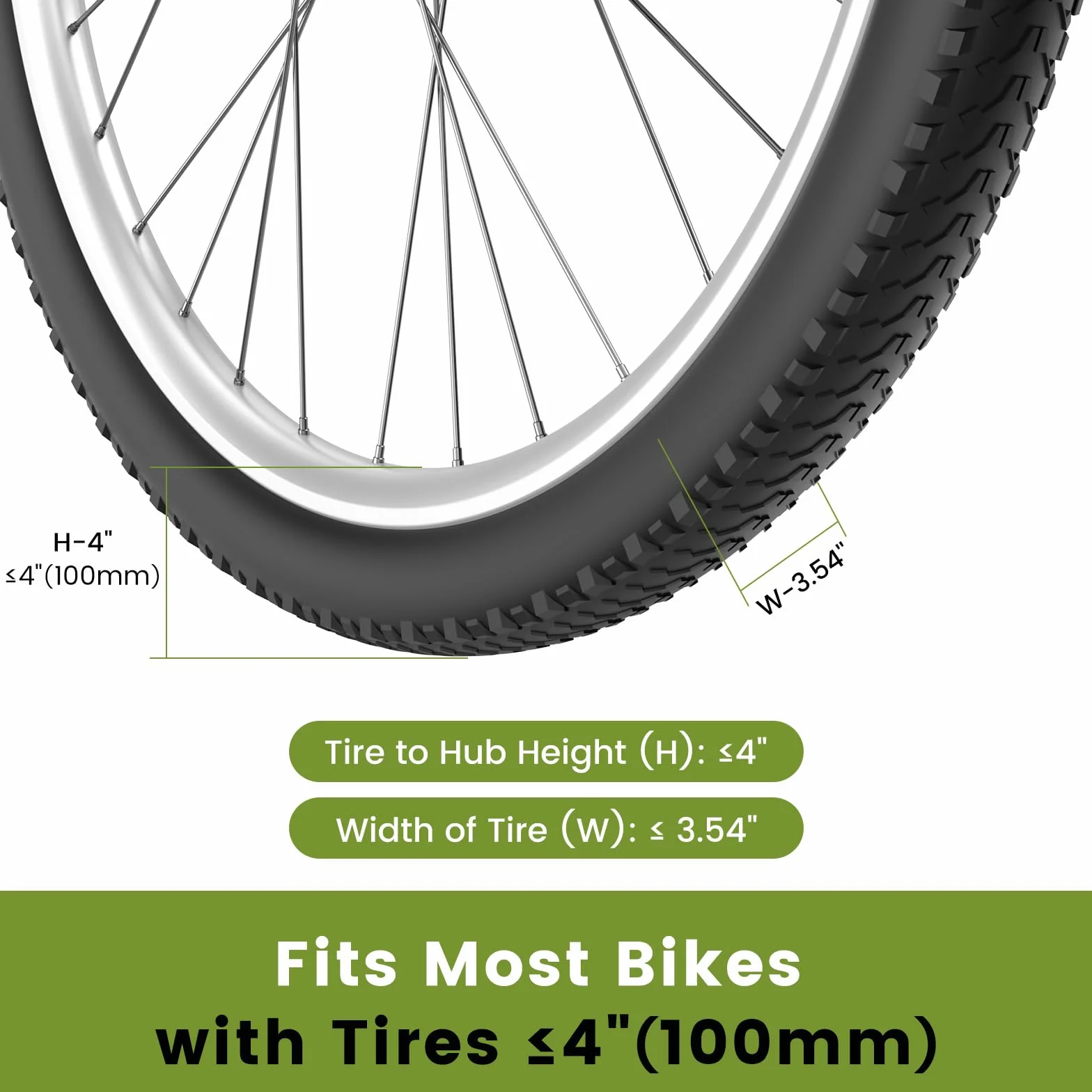Housolution Drehbare Fahrrad-Wandhalterung, Vertikaler Fahrradaufhänger für die Garage, Mountainbike-Wandhalterungen, Fahrrad-Aufbewahrungsständer für die Garage, hält bis zu 66lbs (4 Stück)