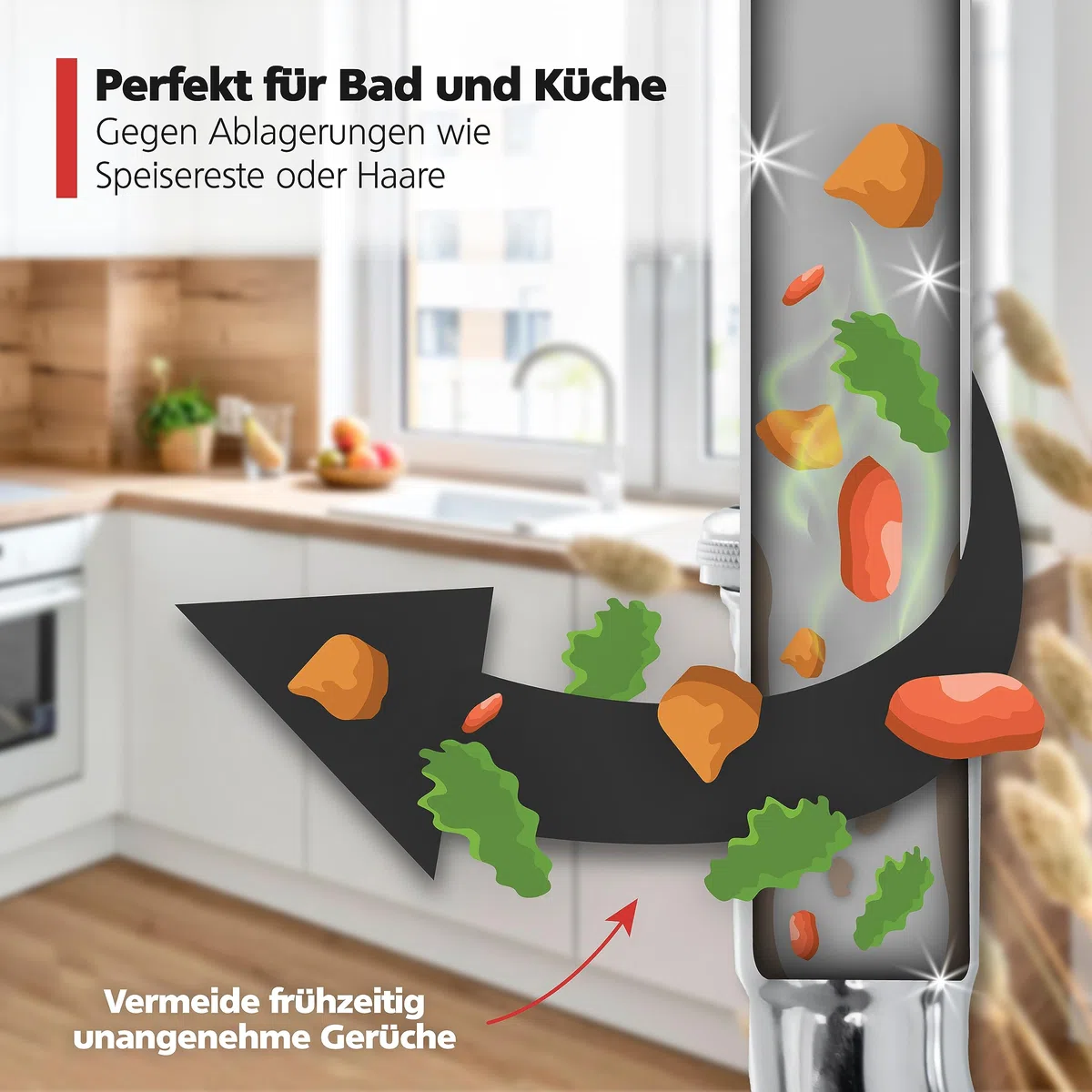 Nirox Saugglocke - Ausgussreiniger mit Hochdruck - Vakuum Pümpel mit starker Saugleistung - pflegeleichter Pömpel - Abflussstampfer mit kraftvoller Druckluft