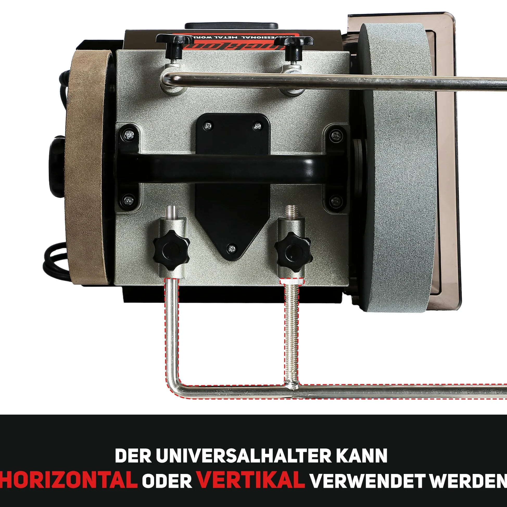 Bucktool 250mm elektrischer Nassschleifstein-Schleifer Water Cooled Sharpener, 180W Schärf- und Abziehsystem, 230~240V Wassergekühlte Schleifmaschine