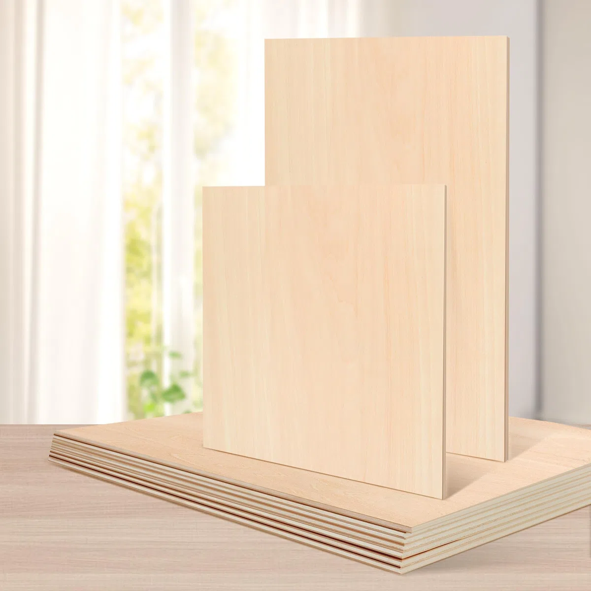 ToCome 2mm Sperrholz A3 Linde Sperrholzplatte Laserfähig 420 x 297 x 2mm Linden Holzplatte Plywood 2mm Holz für Laser (15 Stück)