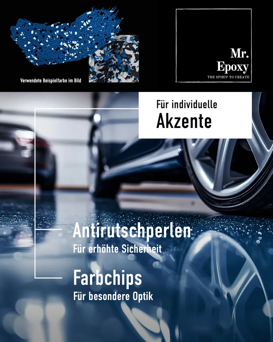 Epoxidharz Bodenbeschichtung 10 kg RAL 7001 Silbergrau 2K Betonfarbe für Garagen Keller Werkstatt Boden