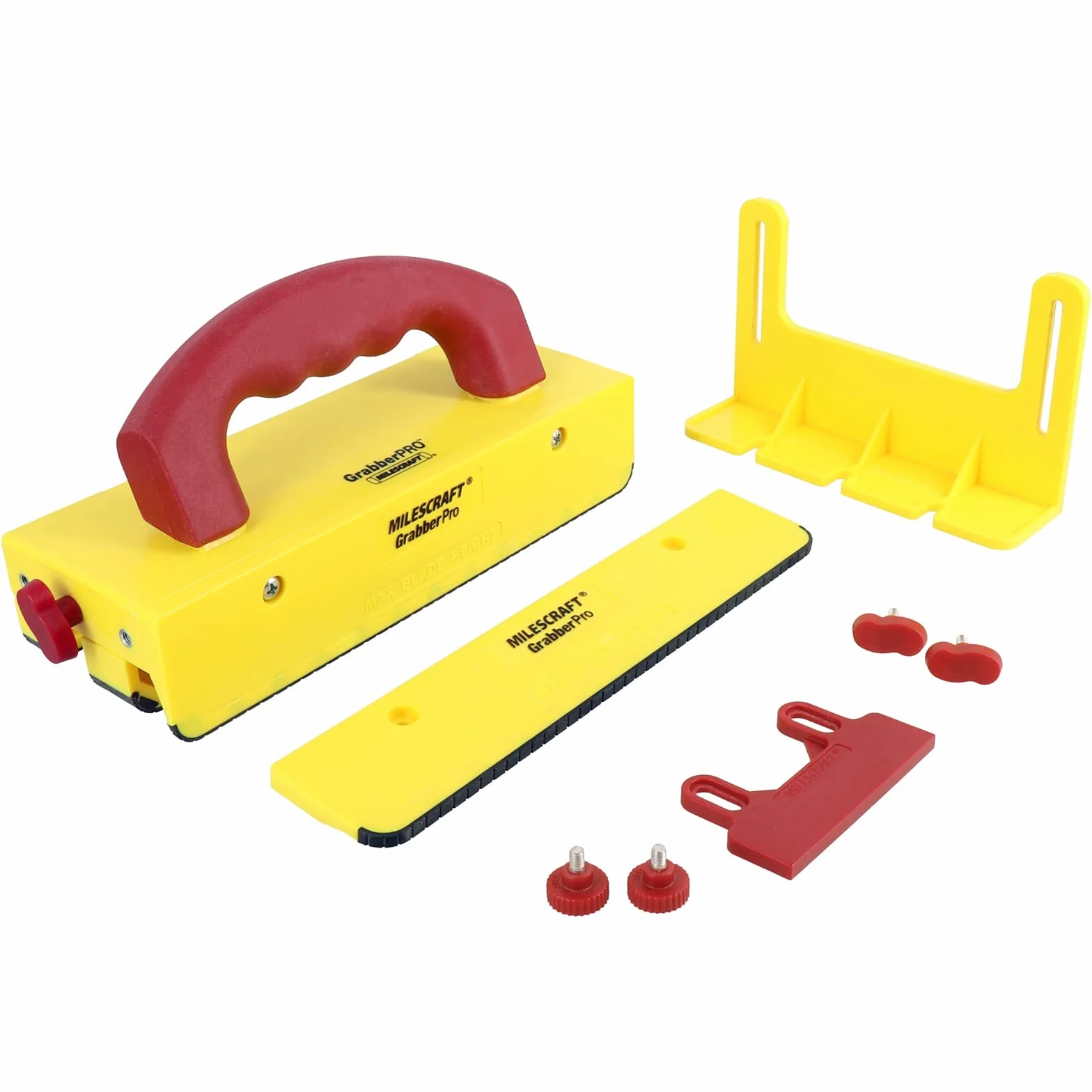 Milescraft 3406 Hochwertiger und robuster Werkstückschieber für Tischkreissägen, Frästische, Bandsägen und mehr. Ideal zum Handwerken, Basteln, Holzarbeit