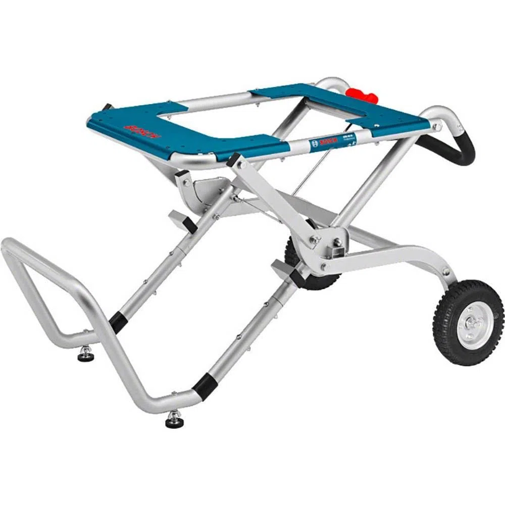 Bosch Professional Transport- und Arbeitstisch GTA 60 W (622 mm Höhe, 1.220 mm Länge, kompatibel mit allen Bosch Professional Tischkreissägen)