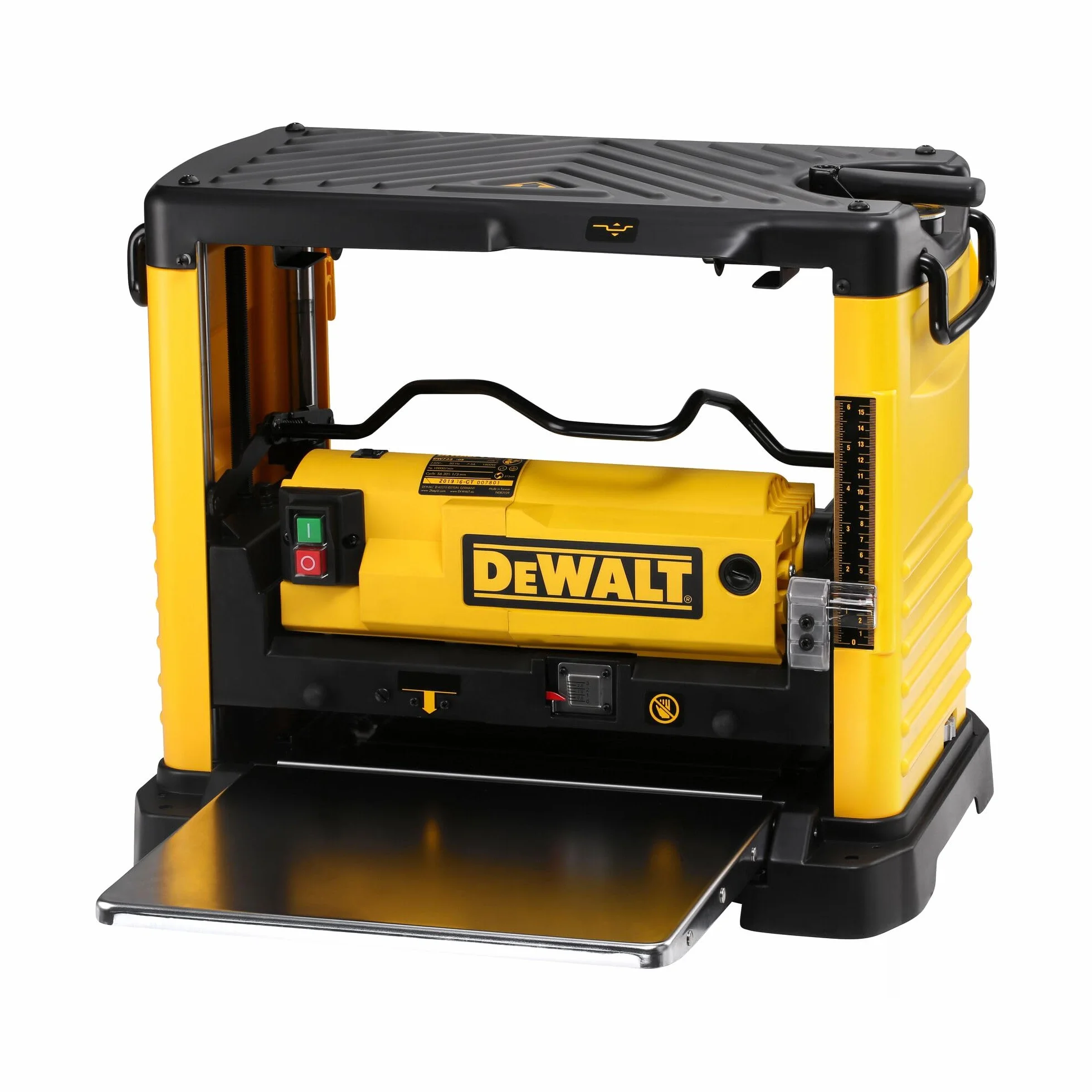DEWALT DW733-QS - Cepillo de Regrueso Portátil 1.800 W, Schwarz, 52 x 31 x 44.5 cm