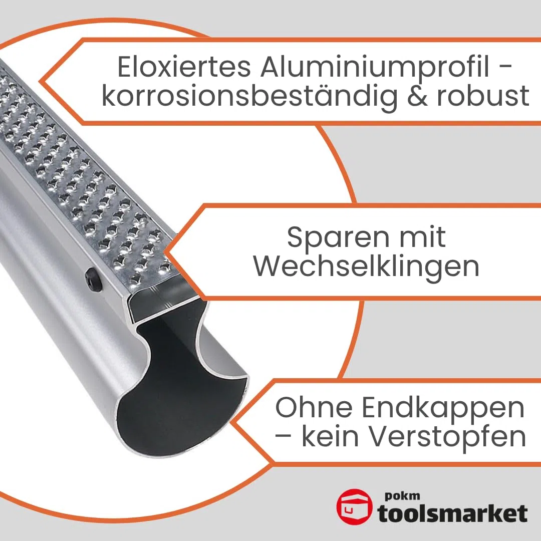 1600mm Styropor - Schleifbrett aus Aluminium - Extra Lang – Raspelbrett zum Nivellieren von Styroporplattenstößen – Schnell große Flächen glätten