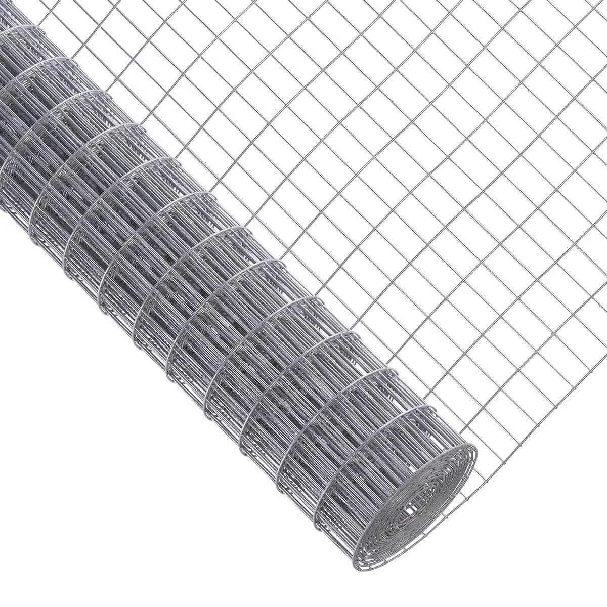 Garmix Marderzaun Verzinkt Maschendraht 4-Eck Drahtgitter 25x50mm (100cm x18m, 2,1mm)