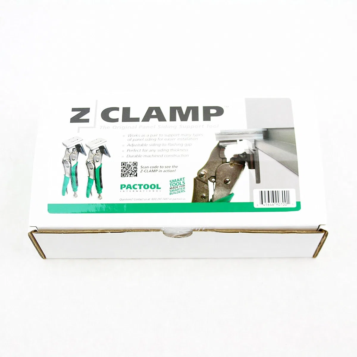PacTool SA907 Verstellbares Z-Klemmplatten-Installationswerkzeug – Bauunternehmer-Qualität, Verkleidungswerkzeuge, grün