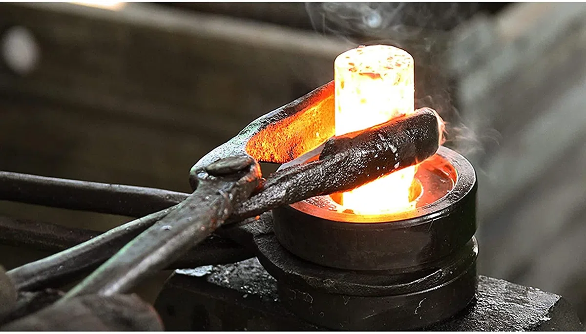 Schmiedezangen Schmiedezange Schmiedezange Rundzange Für Ambossmesserherstellung Schmiedezange 600 Mm 1,65 Kg Für Engineer Blacksmith Forge