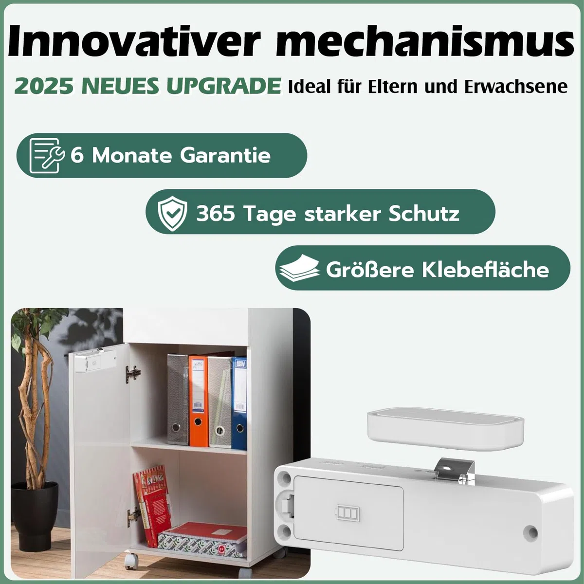Eseesmart Smart Elektronisch Schrankschloss RFID APP NFC Schubladenschloss Baby Möbel Schloss