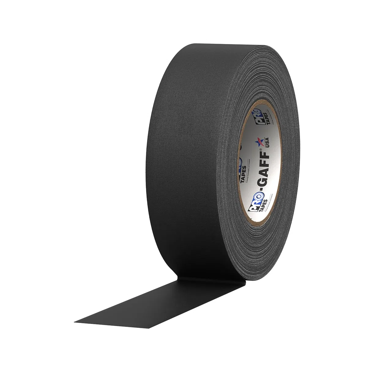 ProTapes 840178015730 Pro Gaff Premium Reinigungstuch matt Gaffers Tape mit Gummi Kleber, 5,1 cm Breite, 11 Mil Dick, 55 YD. Länge, Schwarz