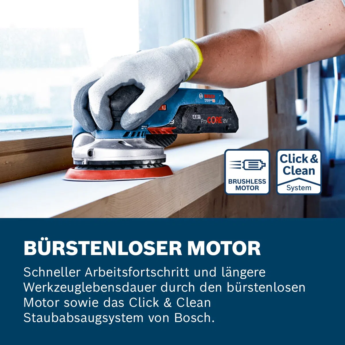 Bosch Professional GEX 18V-125 Akku Exzenterschleifer 125mm 18V System