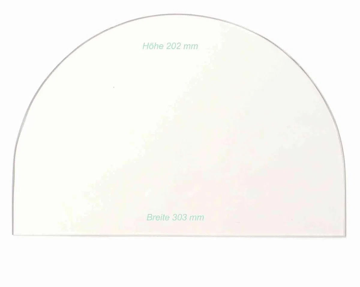Kaminglas Sichtscheibe 4 mm, passend für Bruno