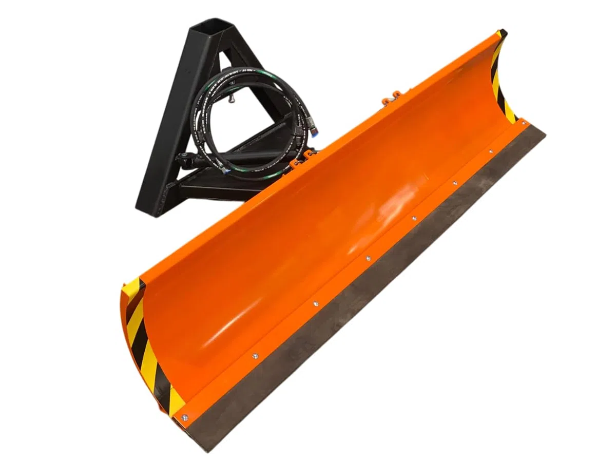 Schneeschild Schneepflug Schneeschieber Kat-0 Aufnahme / 100x40 cm inklusive Hydraulikzubehör