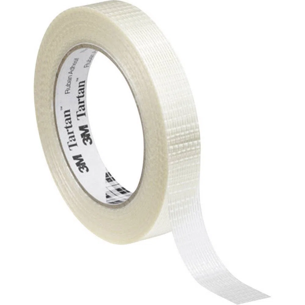 3M Tartan Filament-Klebeband Standard 8954 , 50 mm x 50 m, Transparent (18-er Pack)