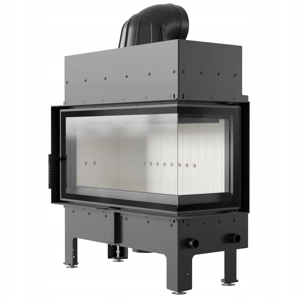 KRATKI Kamin aus Stahl 12 kw Floki L fi 200 Kamineinsatz BImSchV Stufe 2 EEK A